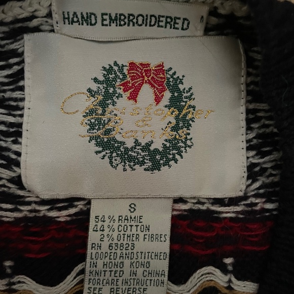 Vintage Christopher & Banks embroidered Ski sweater - Picture 5 of 7